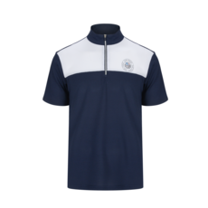 [NEW]조르지오페리 골프 남성 배색 집업 반팔 티셔츠