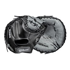 WILSON 윌슨 2021 A360 31.8cm 12.5인치 외야 야구 장갑 블랙 그레이 오른손 투구 183965, 포수, 왼손 던지기
