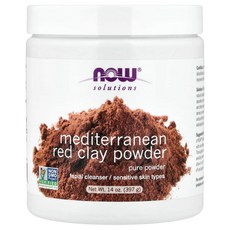 나우푸드 Solutions 지중해 붉은 점토 가루 397g(14oz), 397g, 1개, NOW08191