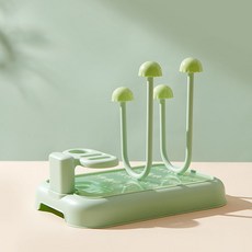 DFMEI 嬰兒奶瓶瀝水架便捷晾乾架子寶寶水杯乾燥支架置物架掛放瀝乾器, 1個, 如圖