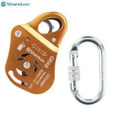台灣出貨 可開統編 可移動抓繩器止墜高空作業防墜落上升下降攀爬止墜器放繩自鎖器, 抓繩器+O型鉤, 1個