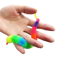 JL매직 움직이는 벌레마술 레인보우 플레잉 해마 트위스티웜(twistyworm), 1개