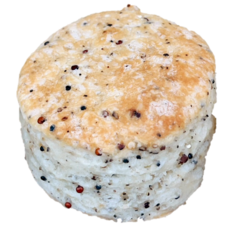 微笑媽咪烘焙坊 比司吉 藜麥椒鹽口味(真空一包) 復刻美食 早餐點心 下午茶點, 64g, 5個