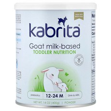 카브리타 염소 우유 유아용 영양소 12~24개월 400g(14oz) KAB-00005, 400g