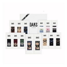 [매장정품] 닥스(백화점) 닥스양말 신사숙녀 패턴 무지 2족 3족 양말 선물세트 14종 (선물포장+쇼핑백)