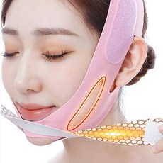 에이홈즈 얼굴 붓기제거 리프팅 압박밴드 페이스 턱 브이라인 계란형, 1개, 핑크