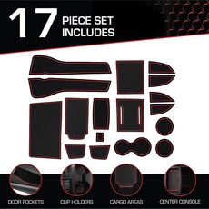 CUP 컵HolderHero 혼다 시빅 2022-2024 액세서리에 적합 - 프리미엄 맞춤형 미끄럼 방지 먼지 컵 홀더 인서트 센터 콘솔 라이너 매트 도어 포켓 라이너 내, CUP 컵HolderHero 혼다 시빅 2022-202