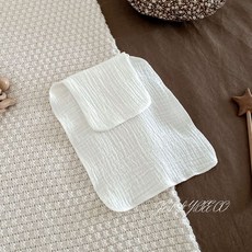 北歐風ins波點寶寶吸汗巾兒童幼兒園墊背巾男女寶隔汗巾 a類純棉紗, 白色-吸汗巾, 1個