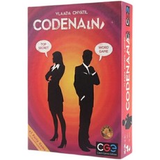 臺灣發貨-亞馬遜桌遊戲Codenames pictures行動代號 反人類牌益智卡牌, codenames 紅, 1個