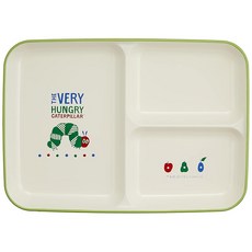 하라 페코 오무시 밀키 어린이용 페인트 점심판 분할 접시 21cm 어린이용 식기 807534, 1개, 상세페이지 참조