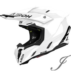 Airoh TWIST 3.0 越野帽 素色 亮白 安全帽 雙D扣, L(59-60cm), 1個
