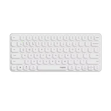 Rapoo E9000G 무선 키보드 Bluetooth 로우 프로파일 컴퓨터 노트북 78 휴대용 인체 공학 주변 장치, 02 White