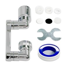 깔끔상회 1080도 세면대 회전 워터탭 수도꼭지+필터세트, 1개