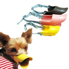 WK 실리콘 오리 입마개 L (랜덤1개) 산책시 물음방지[WB670BD], 1개