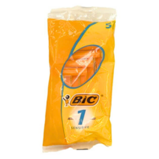 Bic 拋棄式刮鬍刀 - Sensitive 敏感款 英國進口 男用單刃刮鬍刀, 1個, 5個裝