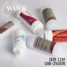 대원 디브 DIB-2500R 고급 호환 비데필터 5개 선택형, 복합형