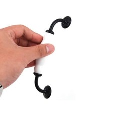 서랍장손잡이 2구손잡이 블랙화이트 장농손잡이 128p 93838pc 1(PC)