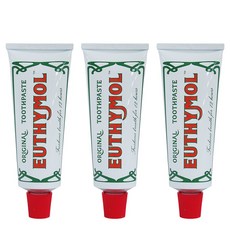 英國EUTHYMOL經典原味牙膏, 75ml, 3個