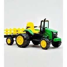 트랙터 전동차 중장비 키즈카 포크레인 어린이 전동카, 녹색 12V12 배터리 3시간, 기준