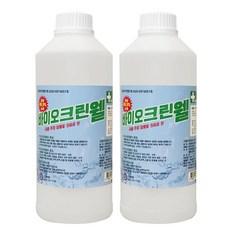 크로바 바이오크린웰 1L 뿌리는 살균소독제 발효알콜, 2개