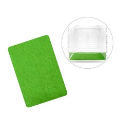 시민경제생활연구원(주) 바닥재 가로 대 -풀색200x300mm 파충류 하우스 테라리움, 바닥재 가로(대)-풀색200x300mm