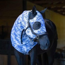 Jeffers Expression 라이크라 말 후드 코브 - 사전 쇼 준비 그루밍 또는 안정적인 사용을 위한 신축성 있는 스판덱스 갈기 커버 - 먼지로부터 안전하고 편안한, Cob, 승마 투알