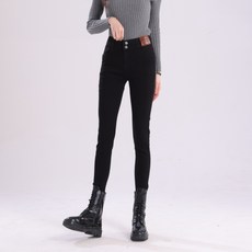 VIISHOW 여성 스판 하이웨스트 스키니진 슬림핏 청바지