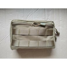 戶外戰術Molle整理管理袋收納包地圖包-1000D防水緊湊實用EDC工具包, 卡其色