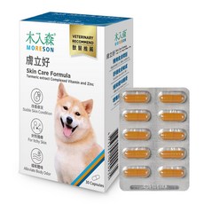 木入森 膚立好 犬寶 Skin Care Formula 寵物保健食品, 1個, 木入森－汪星人膚立好30顆