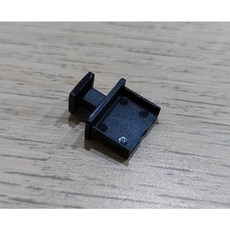 小白的生活工場 主機板USB防塵蓋 帶把設計 KA-USBC-2 (5顆裝/單顆裝) 黑/白二色可選, 1個, 黑色單顆