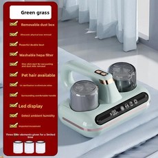 더블컵 진드기 제거기 침대 대형 흡입 자외선 살균 무선 진공 청소기 소파, 3. Fresh green, 기본