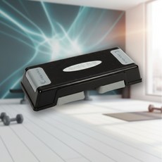 에어로빅 3단 스텝박스 미끄럼방지 홈트 실내 유산소 운동기구 쏙템, 1개