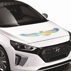 자동차 스티커 차량 본넷 데칼 튜닝 스티커 독수리 소, 소형