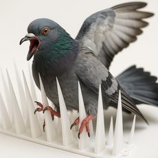 jrain 비둘기 퇴치 용품 버드스파이크 40cm 4개, 1박스