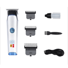 電動理髮器 德國刀頭 全機防水 電剪 理髮器, 白色【300分鐘續航】, 777