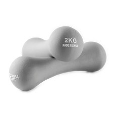 미라핏 네오프렌 미용아령 요가 필라테스, 2개, 2kg