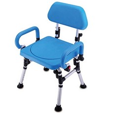 【海夫健康生活館】雙掀扶手平行折疊PU洗澡椅, 1個