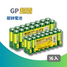 GP 超霸 超級環保碳鋅電池16入裝（正原廠公司貨）, 1個, 3號16入