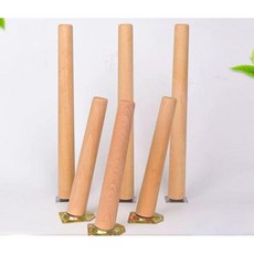 나무 블 원목식탁다리 브래킷 분리형 책상다리 다리, 60cm - 수직형  4개 세트