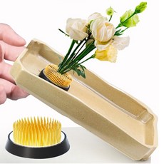 마루아토 원형 침봉 꽃꽂이 수반, 스테인레스