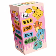 포켓몬스터 타코 캣 고트 치즈 피자 포켓몬 에디션 보드게임, 혼합색상, 1개