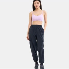 언더아머 1382696-001 블랙 여성 U 라이벌 우븐 카고 팬츠 조거 긴바지 런닝 헬스 운동