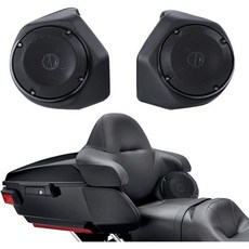 할리 데이비슨 투어링 투어 팍 로드 글라이드 스트리트 일렉트릭 킹 2014-2023용 6.5인치 후방 스피커, Style 1