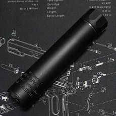 |건스토리| SOCOM LLC Silencer 소음기 (색상/사이즈 6종) SILENCER, 1개, 블랙15.8cm