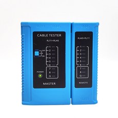 케이블 LAN 테스터 네트워크 UTP 네트워킹 도구 수리 RJ45 RJ12 RJ11 CAT5, Blue and Bla