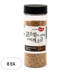 햇님마을 고소함이 가득한 우리집 깨소금, 100g, 8개