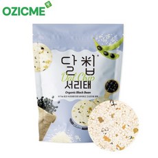 유기농 달칩 서리태 뻥 튀기지 않은 과자 저칼로리 간식, 60g, 6개