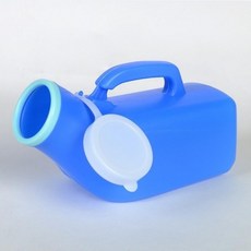 남자 소변통 이동식 간이 환자용 휴대용 소변기 소변통 오줌통 1200m, 1개