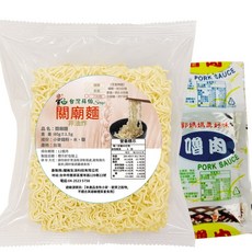 蘇伯 蕎麥麵 意麵 刀削麵 關廟麵 80g 非油炸, 1套, 細麵 80g/包+郭媽媽嚕肉35g, 115g