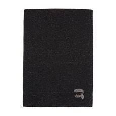 칼 라거펠트 라인스톤 로고 스카프